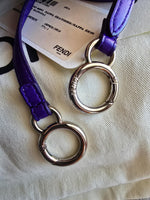 将图片加载到图库查看器，Fendi Peekaboo Mini Nappa Shahtoosh in Purple Rain Silver-tone Hardware
