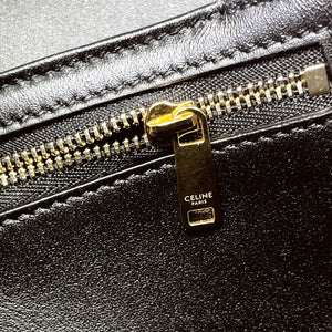 Celine Triomphe Classique Black Gold-tone Hardware