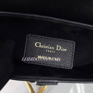 Dior saddle mini black sale