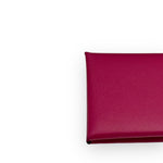 Charger l&#39;image dans la galerie, Hermes Calvi Card Wallet, Rose Pourpre Palladium-plated Hardware
