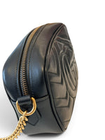 Load image into Gallery viewer, Gucci GG Marmont Camera Bag Mini - Black Calfskin Gold-tone Hardware
