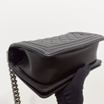Load image into Gallery viewer, Chanel Leboy Small Black Calfskin Ruthenium Hardware
