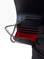 Load image into Gallery viewer, Chanel Gabrielle Quilted Wallet on Chain, Black Calfskin, Mixed-tone Hardware
