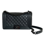 将图片加载到图库查看器，Chanel So Black Leboy Old Medium
