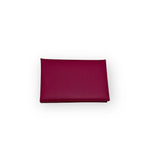 Charger l&#39;image dans la galerie, Hermes Calvi Card Wallet, Rose Pourpre Palladium-plated Hardware
