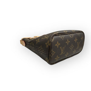 Louis Vuitton LV Neverful BB Beige Classic Monogram, Gold-tone Hardware