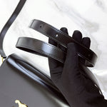 将图片加载到图库查看器，Celine Triomphe Classique Black Gold-tone Hardware
