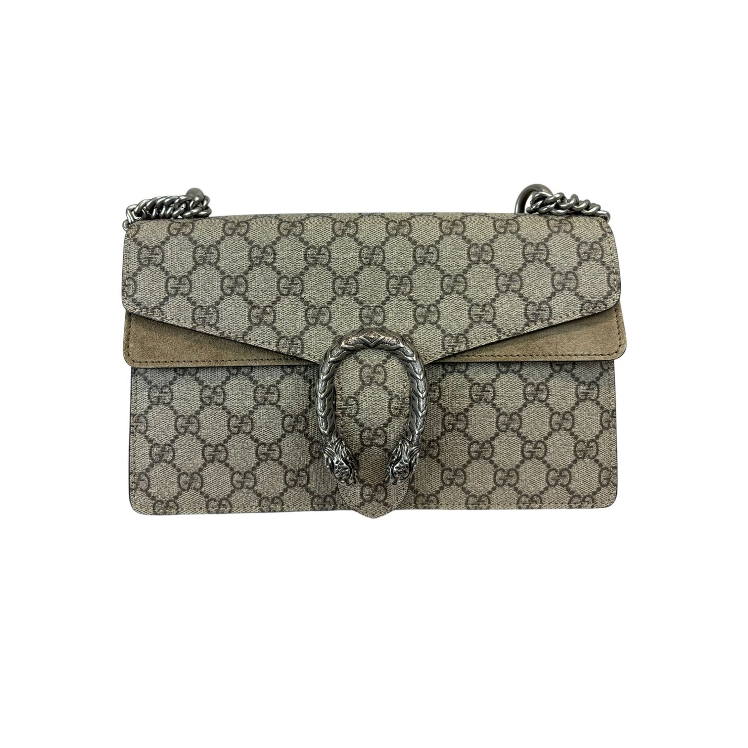 Gucci Dionysus Small GG Supreme Monogram Taupe RHW