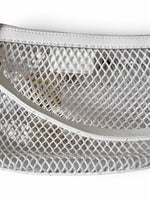 将图片加载到图库查看器，Chanel Half Moon Mesh Bag Ivory Lambskin Gold-tone Hardware
