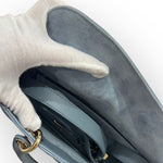 将图片加载到图库查看器，Christian Dior Lady D-Joy Medium Cloud Blue Lambskin Cannage Gold-tone Hardware
