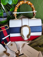 Load image into Gallery viewer, Gucci Dionysus Mini Bamboo Top Handle Bag
