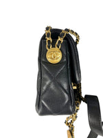 Load image into Gallery viewer, Chanel CC Twist Your Buttons Mini Bag Black Caviar Gold-tone Hardware
