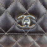 Charger l&#39;image dans la galerie, Chanel Coco Handle Mini Diamond Quilted Metallic Gold Caviar, Gold-Tone Hardware
