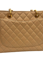 Load image into Gallery viewer, Chanel Grand Shopper Tote GST Dark Beige Caviar Gold-tone Hardware
