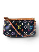 Charger l'image dans la galerie, Louis Vuitton x Takashi Murakami Monogram Multicolore Pochette Accessoires - Black
