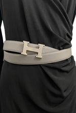 将图片加载到图库查看器，Hermes H Constance Guilloche Belt Bucket and Reversible Leather Strap 32mm
