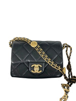 Load image into Gallery viewer, Chanel CC Twist Your Buttons Mini Bag Black Caviar Gold-tone Hardware
