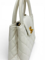 Load image into Gallery viewer, Chanel Kelly Shopping Tote Mini White Calfskin Gold-tone Hardware
