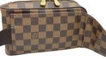 Load image into Gallery viewer, Louis Vuitton Geronimo Waist Bag Damier Ebene Gold-tone
