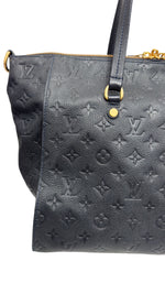 Load image into Gallery viewer, Louis Vuitton Lumineuse PM Navy Empreinte Gold-tone Hardware
