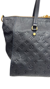 Louis Vuitton Lumineuse PM Navy Empreinte Gold-tone Hardware