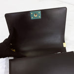 Load image into Gallery viewer, Chanel Leboy New Medium Black Diamond Quilted Lambskin Gold Hardware
