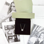 Load image into Gallery viewer, Van Cleef And Arpels Perlee Clovers Diamonds, White Gold Pendant And Necklace
