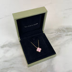 Charger l&#39;image dans la galerie, Van Cleef and Arpels VCA Holiday Pendant, Vintage Alhambra Pink Sevres
