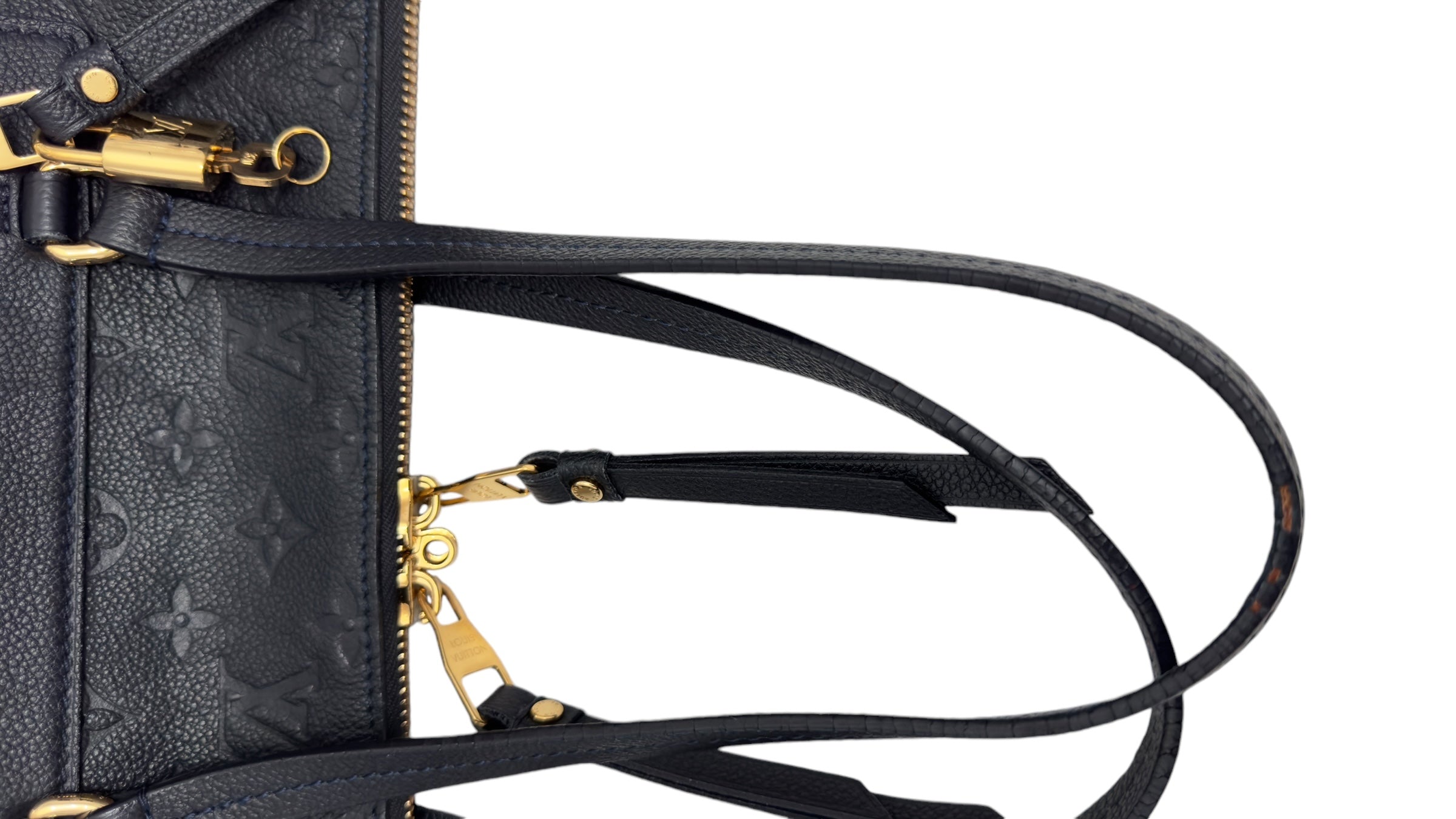 Louis Vuitton Lumineuse PM Navy Empreinte Gold-tone Hardware