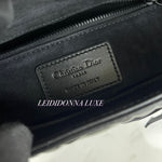 Charger l&#39;image dans la galerie, Christian Dior Lady Dior Diamond Motif Black Ultramatte Small
