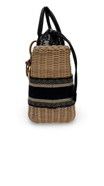 将图片加载到图库查看器，Christian Dior Lady Dior Natural Wicker - Medium
