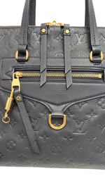 Load image into Gallery viewer, Louis Vuitton Lumineuse PM Navy Empreinte Gold-tone Hardware
