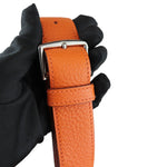 将图片加载到图库查看器，Hermes So Kelly 22 Togo Calfskin Orange SHW
