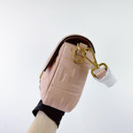 Load image into Gallery viewer, Fendi Medium Nappa FF 1974 Embossed Baguette Rose Pink, Gold-tone Hardware
