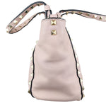 Charger l&#39;image dans la galerie, VALENTINO Rockstud Tote Small Vitello Beige Pink LGHW
