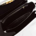 将图片加载到图库查看器，Celine Triomphe Classique Black Gold-tone Hardware
