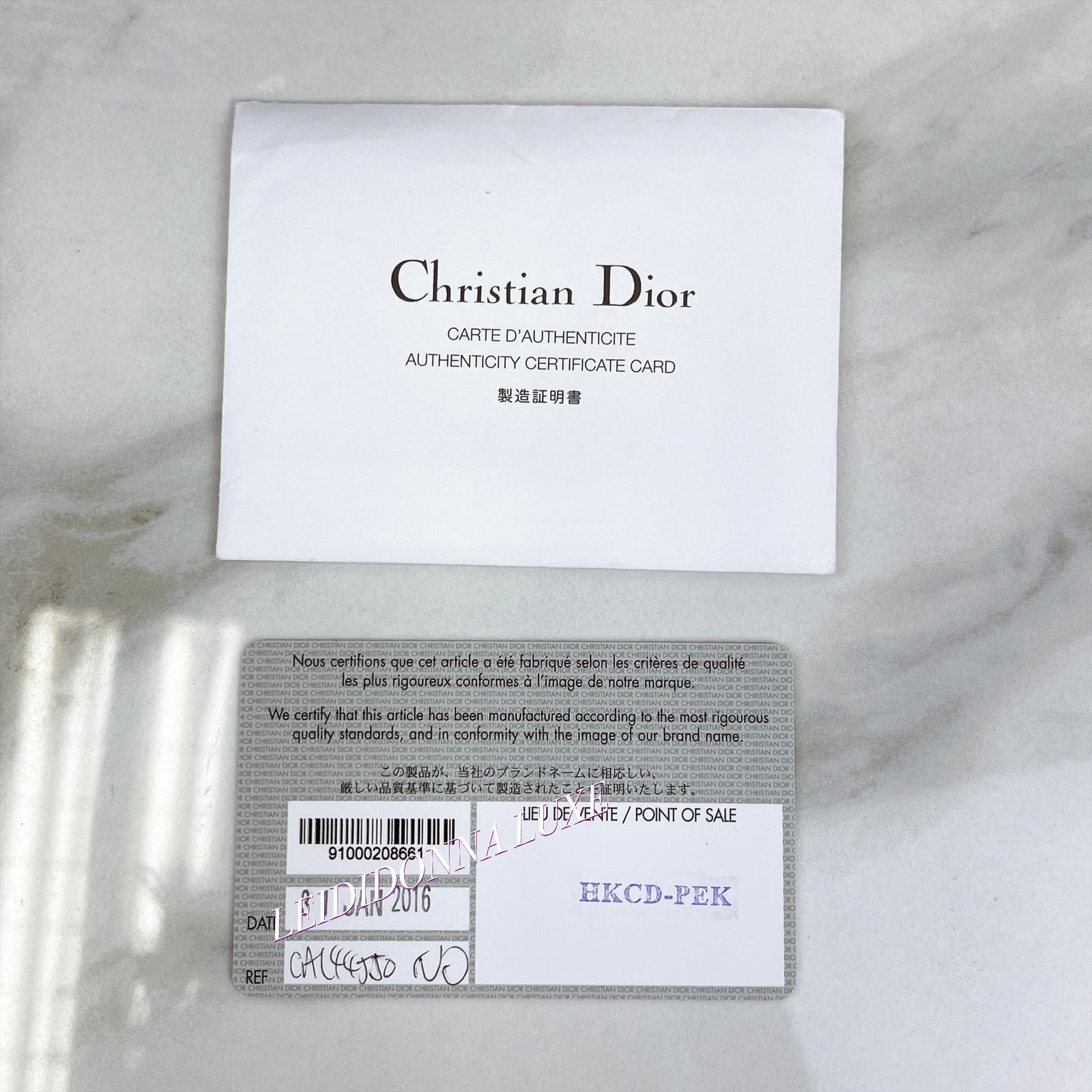 Christian Dior Lady Dior Medium, Black Lambskin Gold-tone Hardware