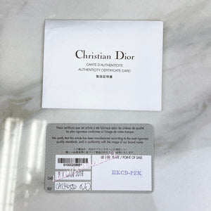 Christian Dior Lady Dior Medium, Black Lambskin Gold-tone Hardware