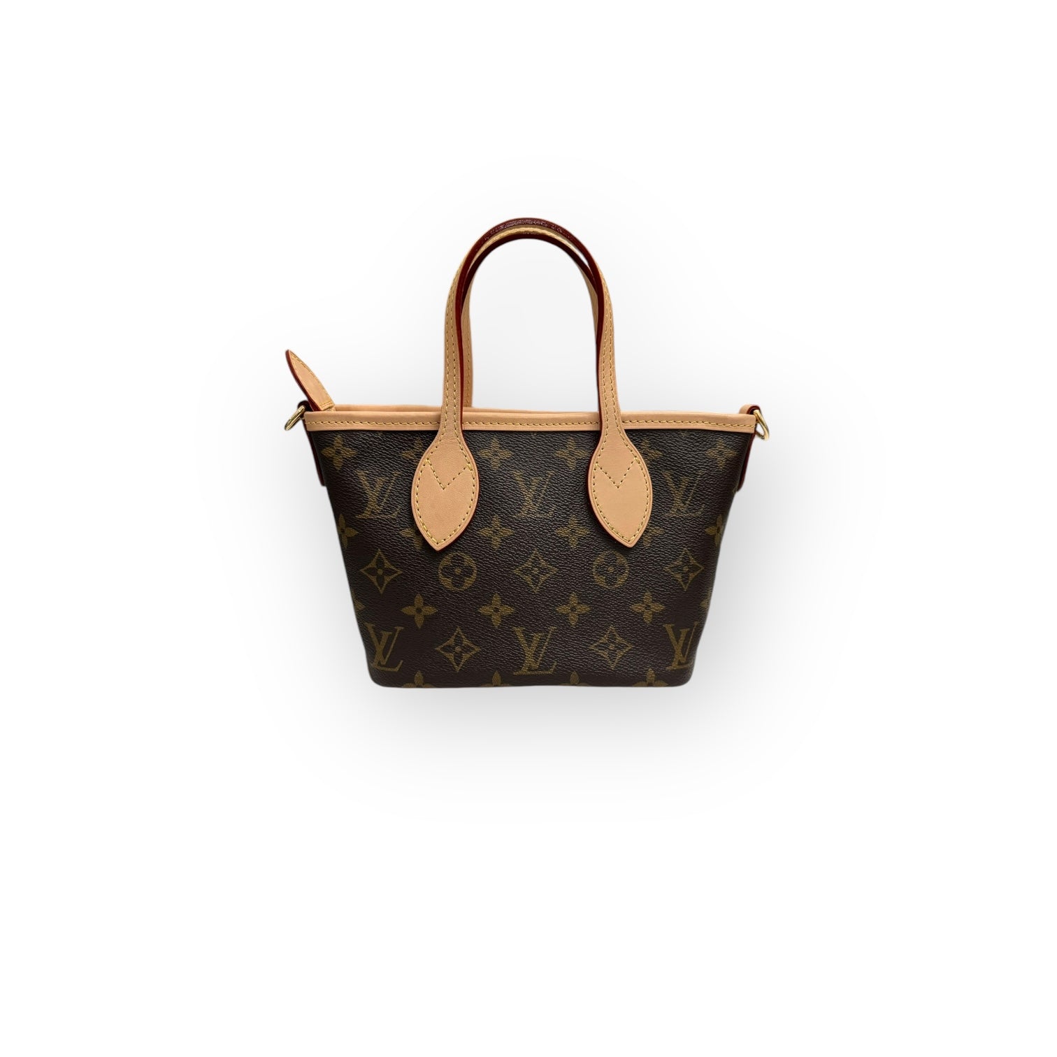 Louis Vuitton LV Neverful BB Beige Classic Monogram, Gold-tone Hardware