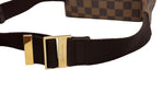 Load image into Gallery viewer, Louis Vuitton Geronimo Waist Bag Damier Ebene Gold-tone
