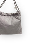 Load image into Gallery viewer, Chanel 22 Handbag Medium Quilted Dove Grey Calfskin, Silver-tone Hardware
