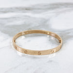 Load image into Gallery viewer, Cartier Classic Love Bracelet Rose Gold Size 20
