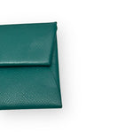 Charger l&#39;image dans la galerie, Hermes Bastia Coin Purse Malachite Epsom, Palladium-plated Hardware
