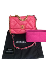 Load image into Gallery viewer, Chanel19 Pink Goatskin Mixed Hardware Small
