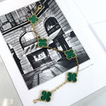Load image into Gallery viewer, Van Cleef and Arpels Vintage Alhambra 5 Motifs Bracelet VCA
