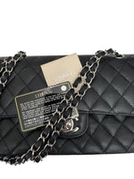 Load image into Gallery viewer, Chanel Timeless Classic Medium M/L Black Caviar Silver-tone Hardware

