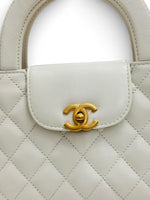 Load image into Gallery viewer, Chanel Kelly Shopping Tote Mini White Calfskin Gold-tone Hardware
