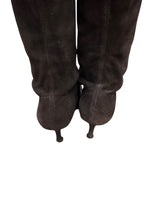 将图片加载到图库查看器，Stuart Weitzman Brown Suede Leather Boots, Size 6 EU
