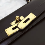 将图片加载到图库查看器，Hermes Kelly 32 Sellier Vintage Box Leather
