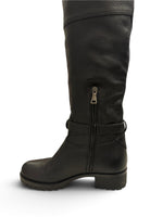 Load image into Gallery viewer, PRADA Knee-High Riding Boots, Black, Womens 7
